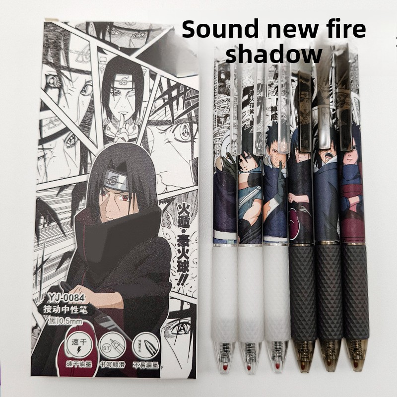 Wellness X - Bolígrafo de Gel de Anime Naruto,