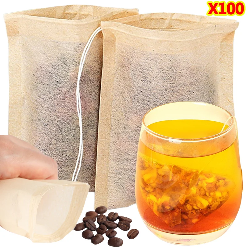 100 Uds bolsitas de té con fil - Herbal Wellness Products reseña y precio