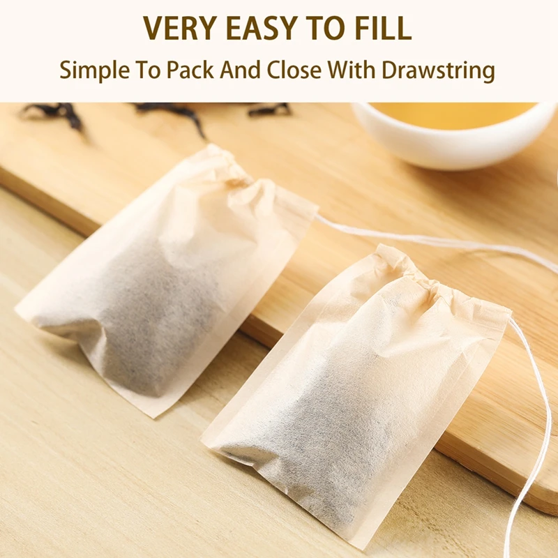 100 Uds bolsitas de té con fil - Herbal Wellness Products reseña y precio