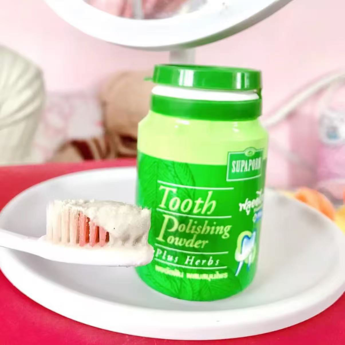 Polvo Dental Herbal SUPAPORN T - Herbal Wellness Products reseña y precio